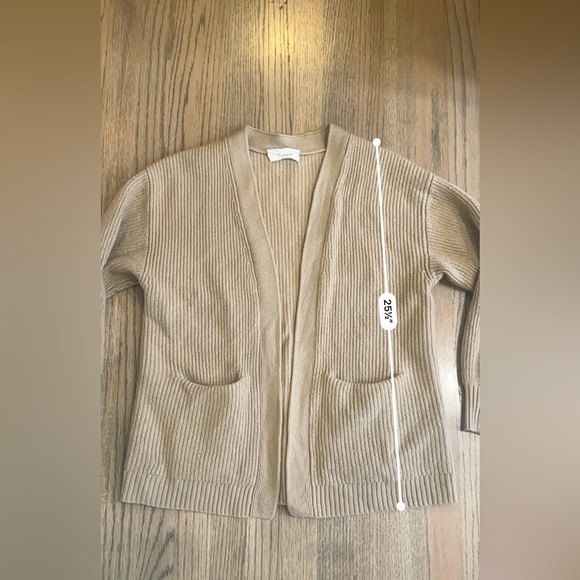 Aritzia Wilfred Free Cardigan-Size Small-Tan - Picture 3 of 7